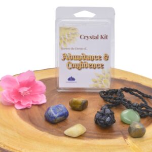 Abundance and Confidence Crystal Kit – 6 Stones for Prosperity & Empowerment