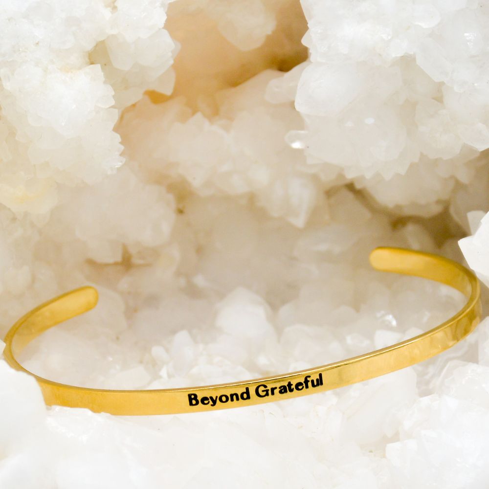 Beyond Grateful – Empowerment Echoes Cuff Bracelet