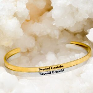 Beyond Grateful – Empowerment Echoes Cuff Bracelet