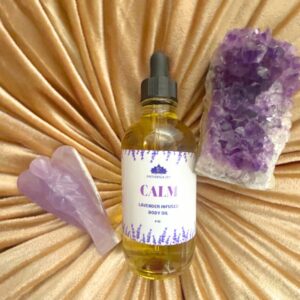Calm Lavender Infused Body Oil – Hydrating