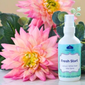 Fresh Start Vibe Spray–White Sage & Lemon - Energy Cleans