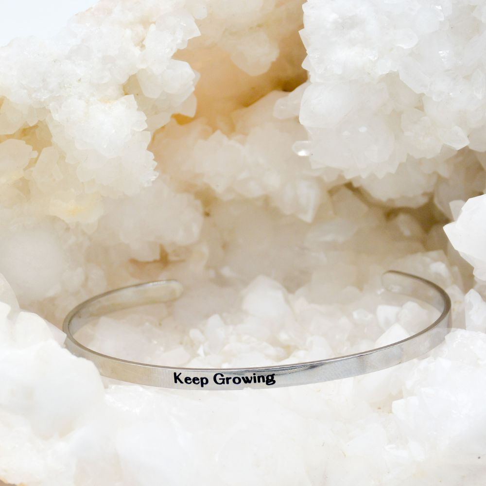 Keep Growing – Empowerment Echoes Cuff Bracelet