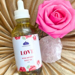 Love Rose Infused Body Oil – Hydrating & Heart-Opening Skincare