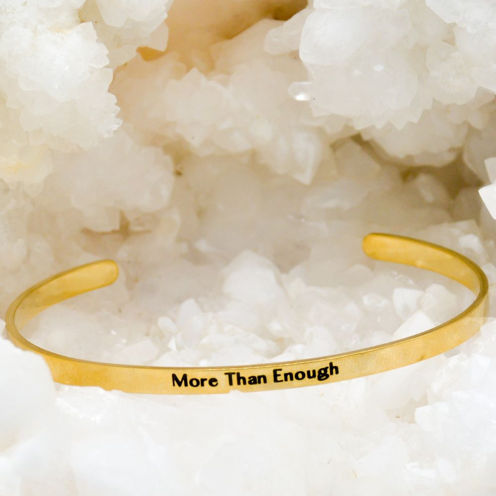 More Than Enough – Empowerment Echoes Cuff Bracelet